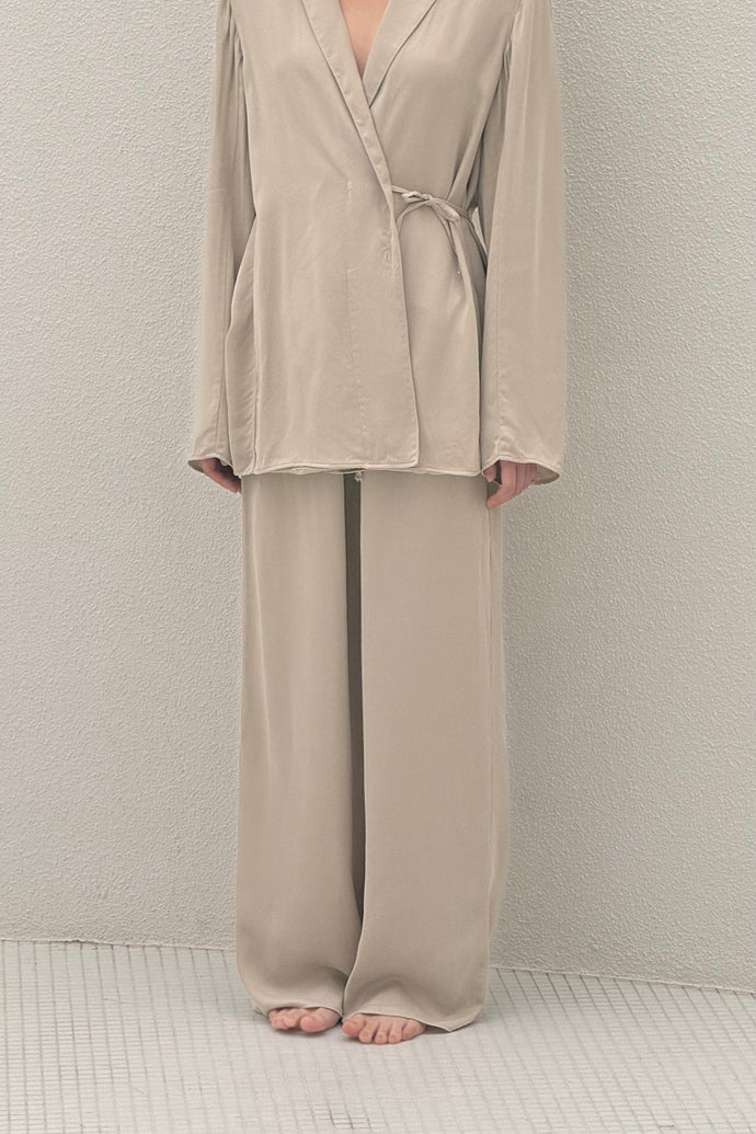 The Sea Blue Chalcedony Jacket Beige