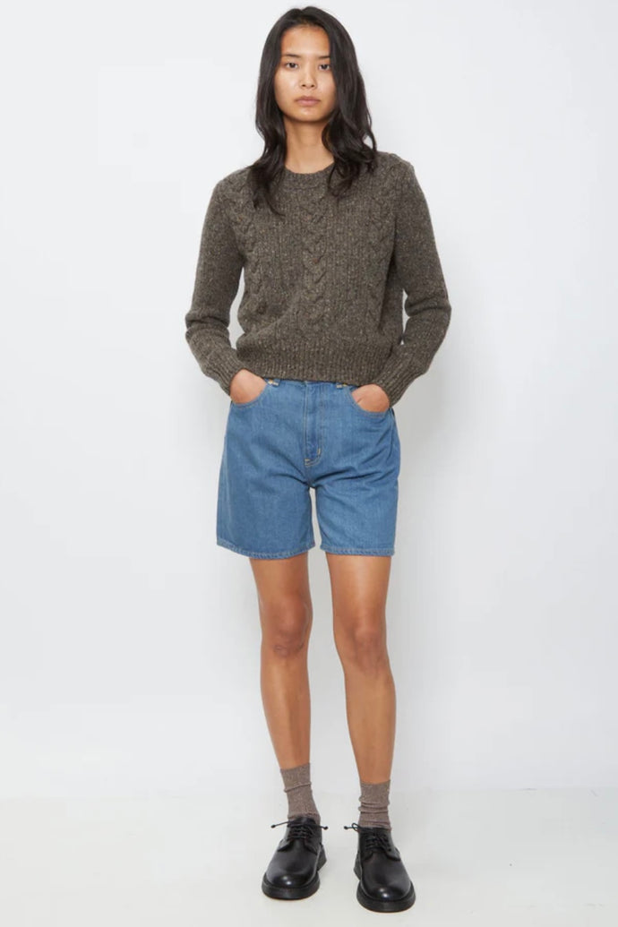 The Coral Jean Short 〈Non-stretch〉Solid 3year