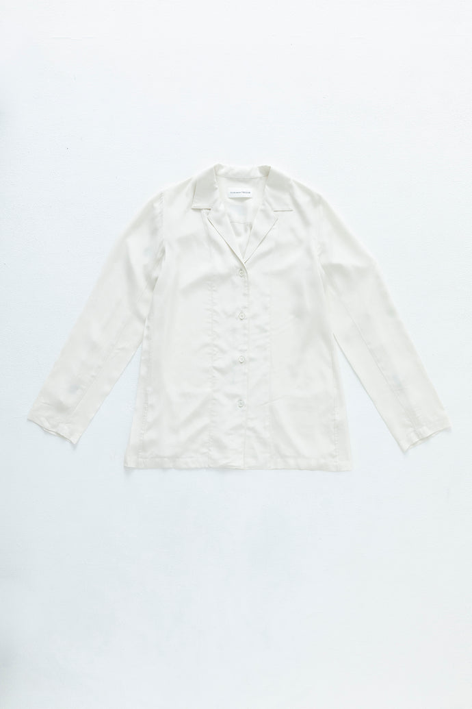 The Sea Blue Chalcedony Jacket Ivory