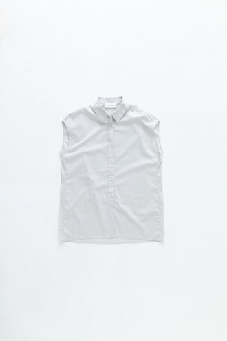 Cap-Sleeve Shirt L.Grey