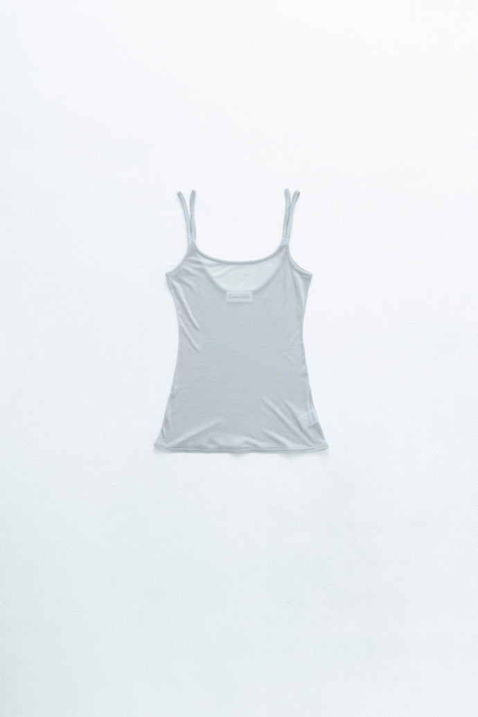 Double Strap Camisole Cashmere-Blended L.Blue