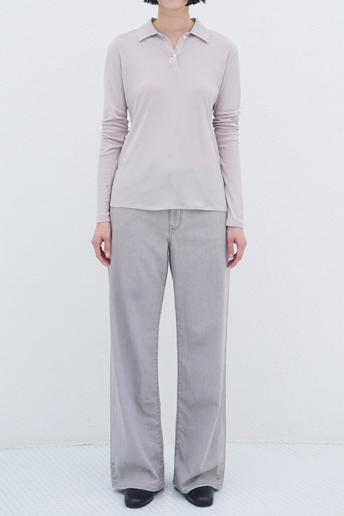 The Topaz Jean Low Rise Grey