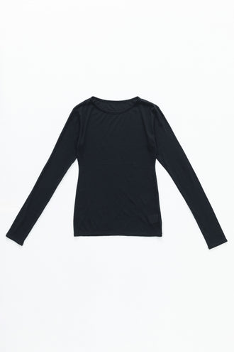 Crew Neck Top Black