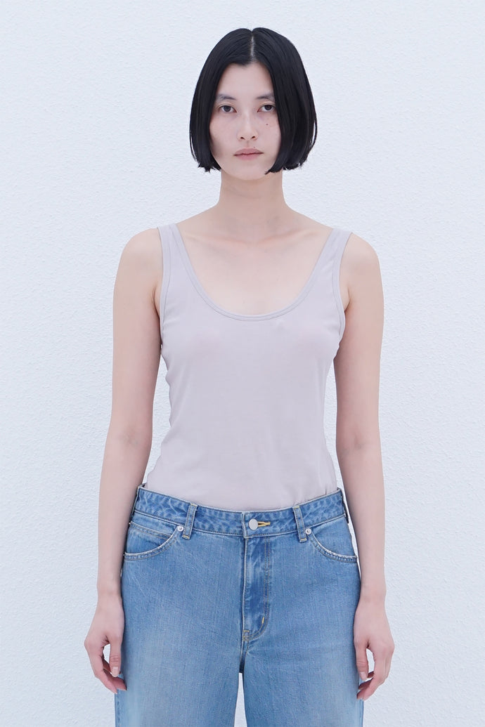 U-Neck Tank Greige