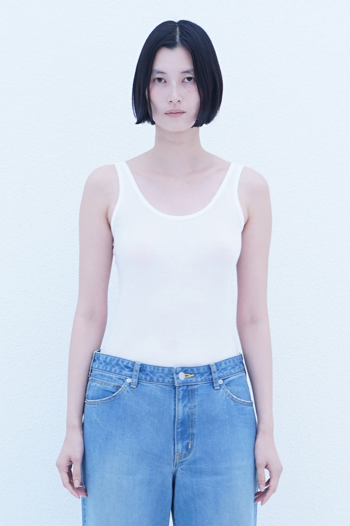 U-Neck Tank White
